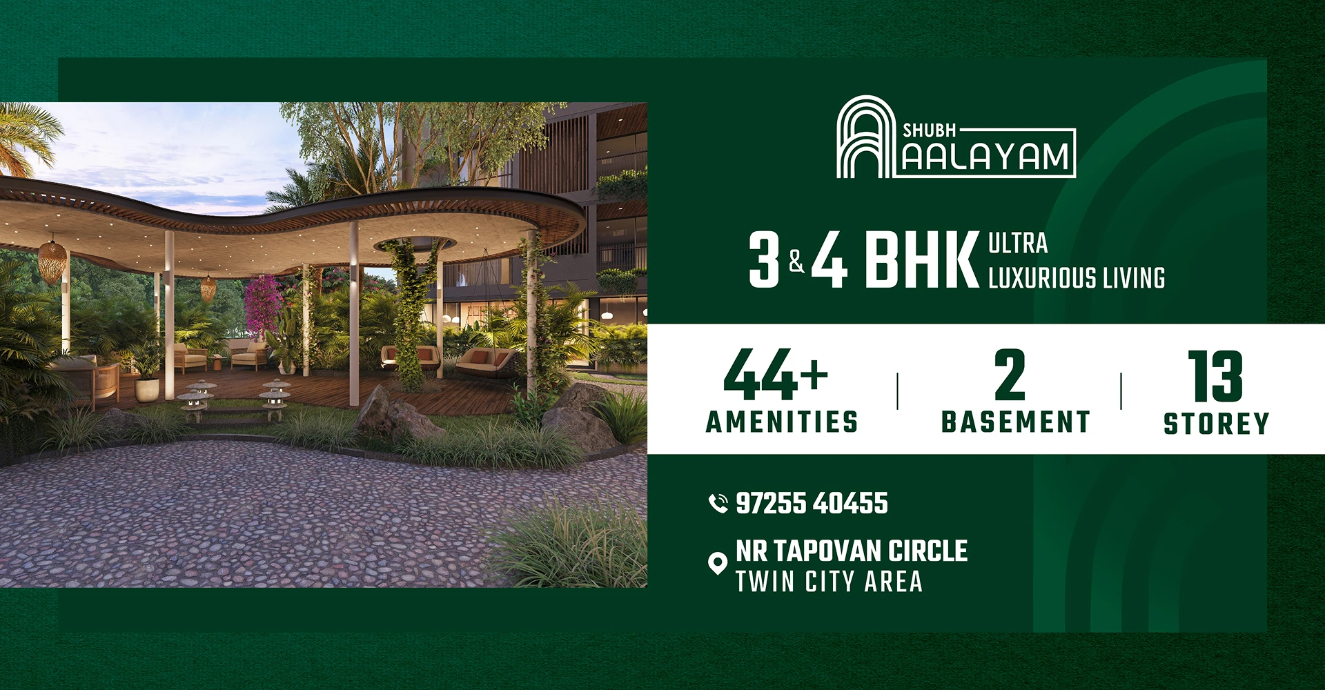 Shubh Aalayam 3 and 4 BHK Residences in Gandhinagar