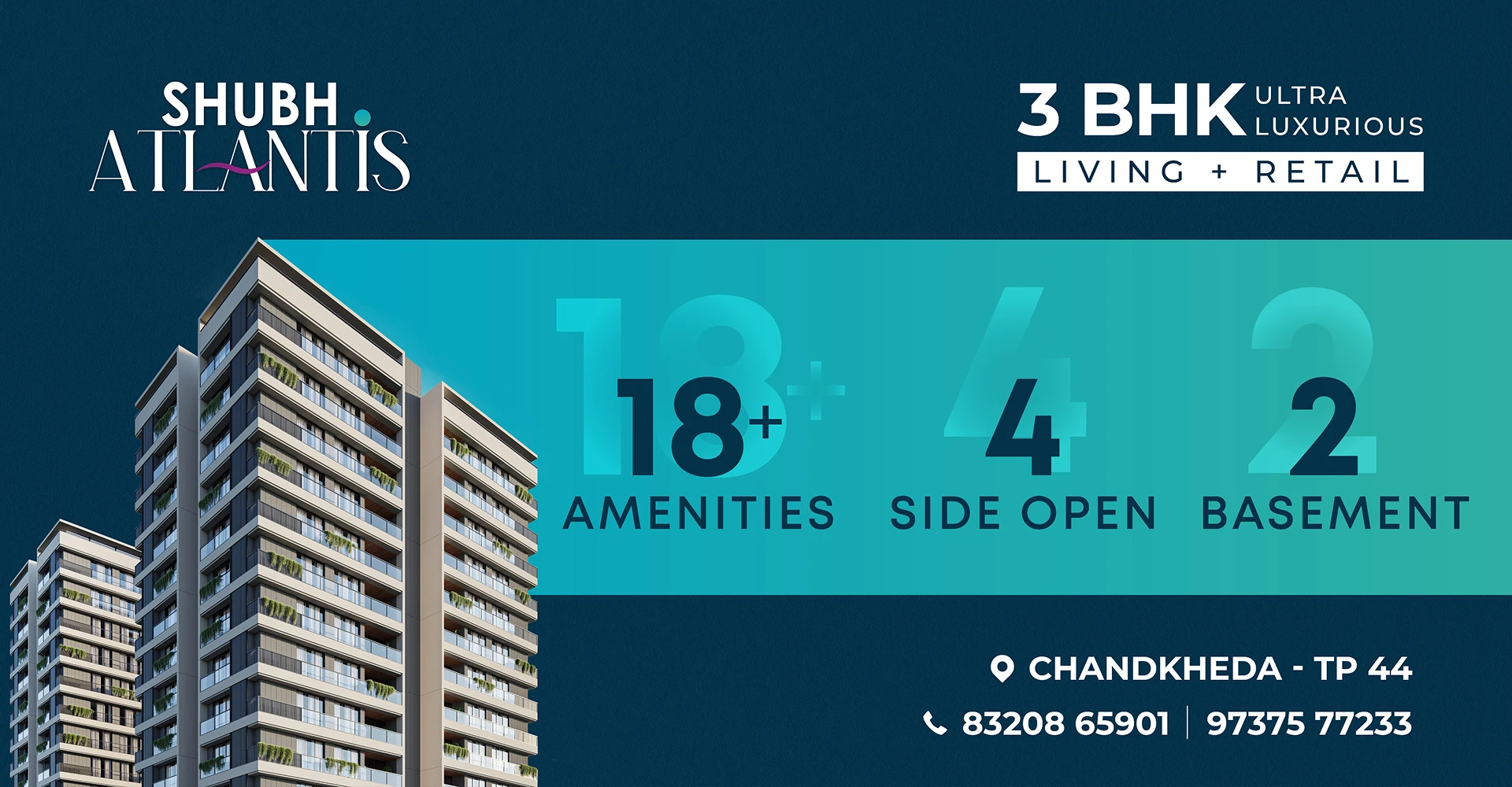 Shubh Atlantis 3 BHK Residences in Chandkheda Ahmedabad